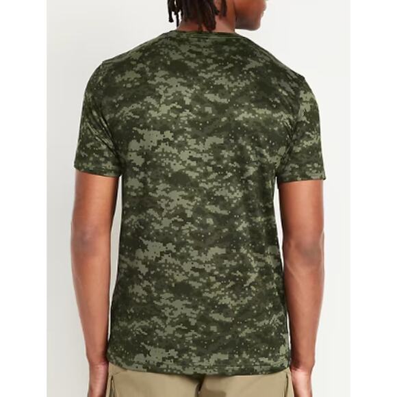 Old Navy Mens XL Green Camo Cloud Motion TShirt Tee Top NEW Camouflage - Picture 3 of 6